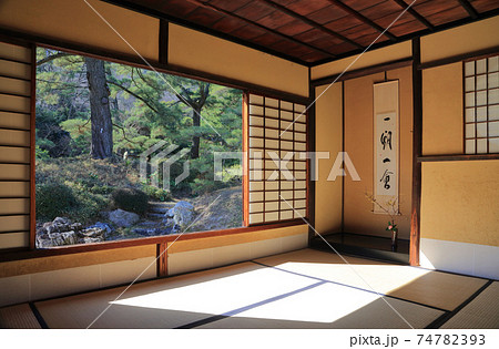 特別名勝「栗林公園」掬月亭の茶室 特別名勝「栗林公園」掬月亭の茶室 74782393