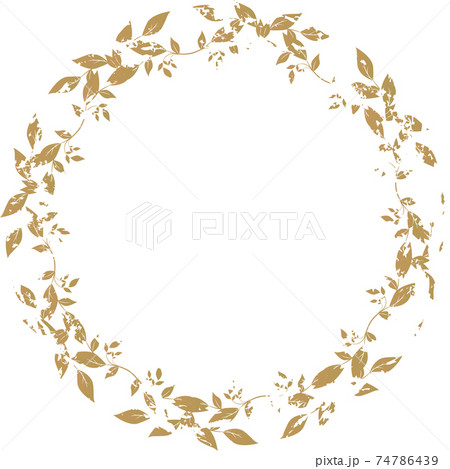 オールドな円のカリグラフィーフレーム オールドな円のカリグラフィーフレーム 74786439