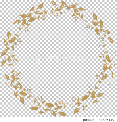 オールドな円のカリグラフィーフレーム オールドな円のカリグラフィーフレーム 74786439