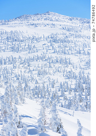 日本三大樹氷　森吉山 74786492