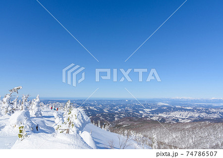 日本三大樹氷　森吉山 74786507