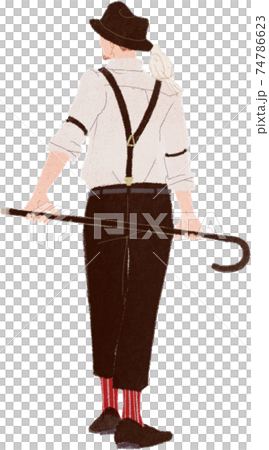 マジシャンな男性のイラスト素材