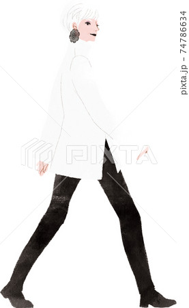 魅力的な女性のイラスト素材 魅力的な女性のイラスト素材