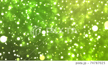 キラキラ　水玉　パーティクル　CG　背景 74787025