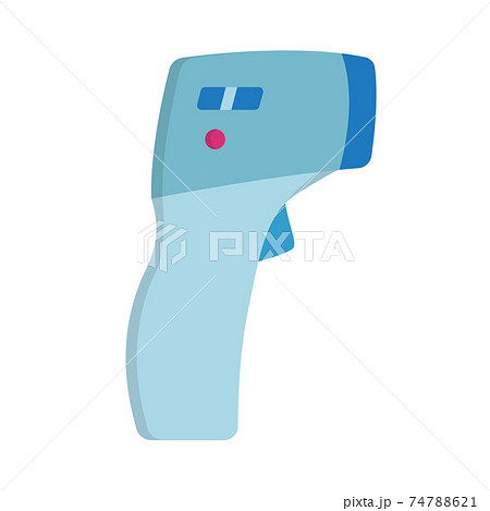 Medical Thermometer Simple Icon on white. Vector Illustration 74788621