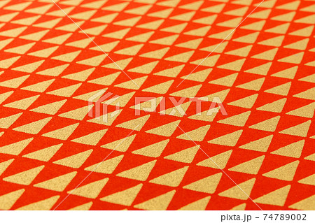 赤金　三角　和紙 74789002