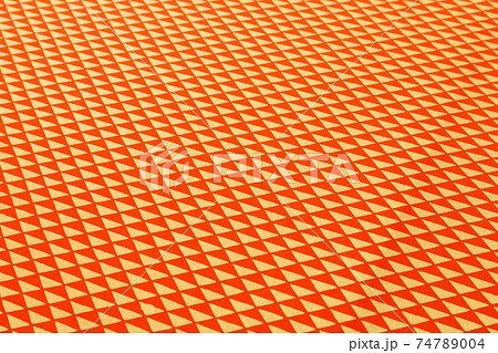 鱗文様　赤金　和紙 74789004