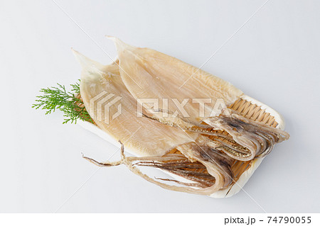 食材：エンペラをとったスルメ、するめ・ 酒の肴・縁起物・ 74790055