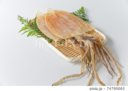 食材：エンペラをとったスルメ、するめ・ 酒の肴・縁起物・ 74790063