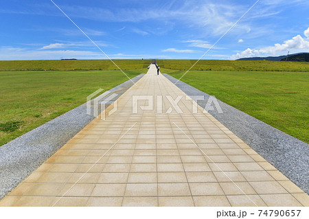 2020年夏の陸前高田市の風景 2020年夏の陸前高田市の風景 74790657