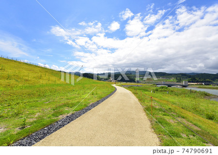 2020年夏の陸前高田市の風景 2020年夏の陸前高田市の風景 74790691