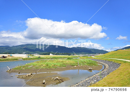 2020年夏の陸前高田市の風景 2020年夏の陸前高田市の風景 74790698