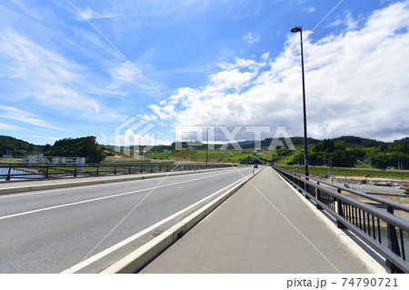 2020年夏の陸前高田市の風景 2020年夏の陸前高田市の風景 74790721
