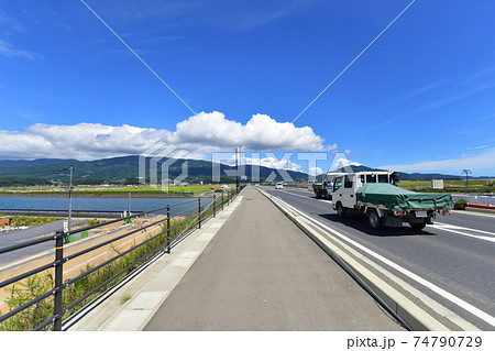 2020年夏の陸前高田市の風景 2020年夏の陸前高田市の風景 74790729