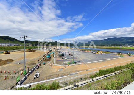 2020年夏の陸前高田市の風景 2020年夏の陸前高田市の風景 74790731