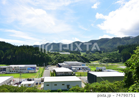 2020年夏の陸前高田市の風景 2020年夏の陸前高田市の風景 74790751