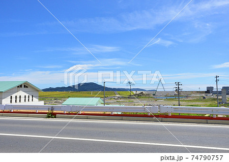 2020年夏の陸前高田市の風景 2020年夏の陸前高田市の風景 74790757