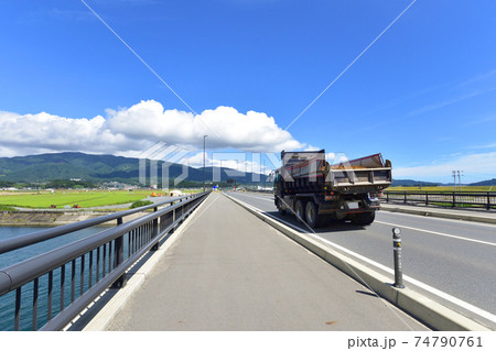 2020年夏の陸前高田市の風景 74790761
