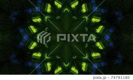 Abstract 3D illustration of neon lights in stars shapes Abstract 3D illustration of neon lights in stars shapes 74791180