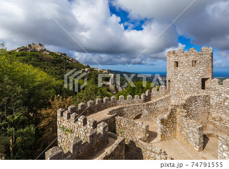 Moorish castle in Sintra - Portugal Moorish castle in Sintra - Portugal 74791555