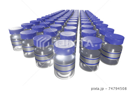 ワクチンのイメージ(透過素材) 74794508