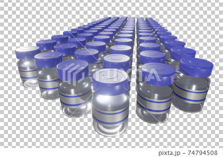 ワクチンのイメージ(透過素材) 74794508