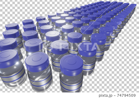 ワクチンのイメージ(透過素材) 74794509