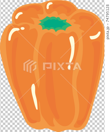 Orange paprika Orange paprika 74795128
