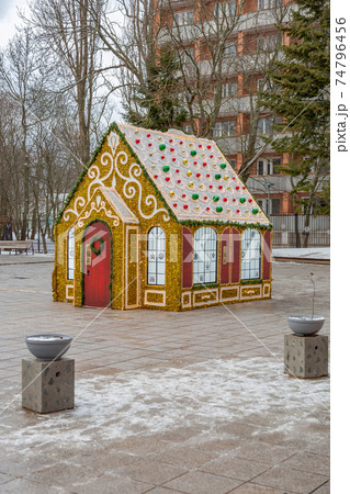 Christmas installation in the center of Zelenogradsk, Russia Christmas installation in the center of Zelenogradsk, Russia 74796456