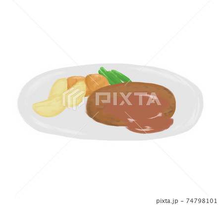 ハンバーグ 74798101