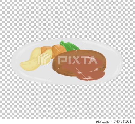 ハンバーグ 74798101