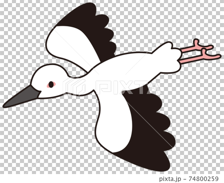 コウノトリ 74800259