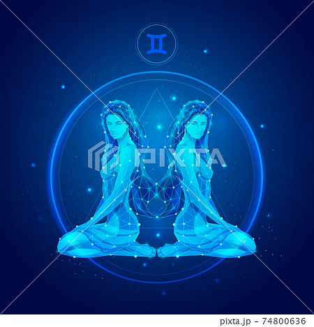 Gemini zodiac sign icons. Gemini zodiac sign icons. 74800636