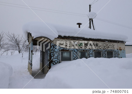 北海道　美深　JR宗谷本線紋穂内駅 74800701