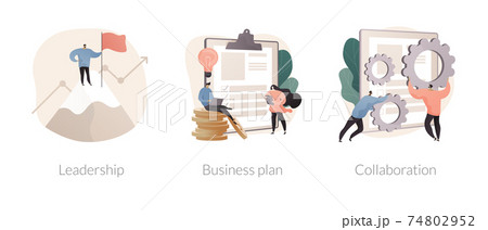 Startup development abstract concept vector illustrations. 74802952