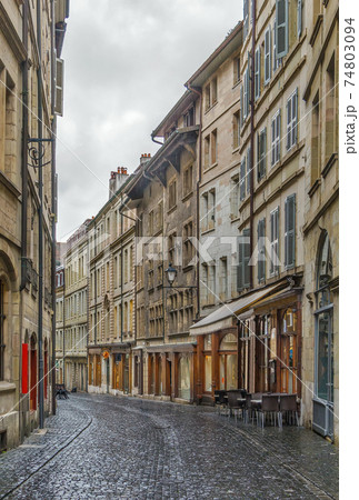 street in Geneva, Switzerland 74803094
