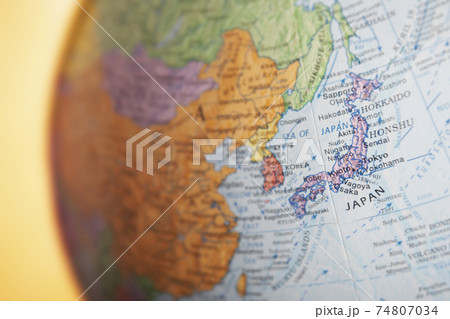 Globe Showing Japan Globe Showing Japan 74807034