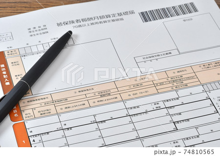 被保険者報酬月額算定基礎届 74810565