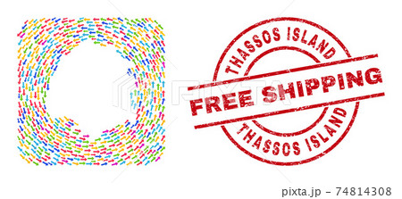 Free Shipping Rubber Seal and Thassos Island Map Arrow Hole Mosaic Free Shipping Rubber Seal and Thassos Island Map Arrow Hole Mosaic 74814308