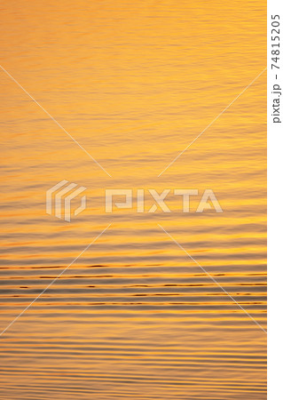 湖畔の夕暮れ　サイクリングのイメージ（東郷池出雲山展望台） 74815205