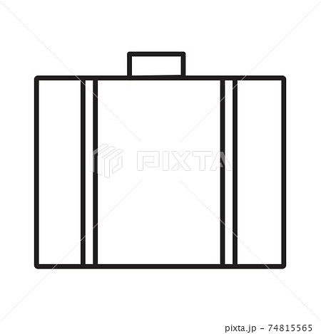 briefcase vector icon. Symbols on white background 74815565