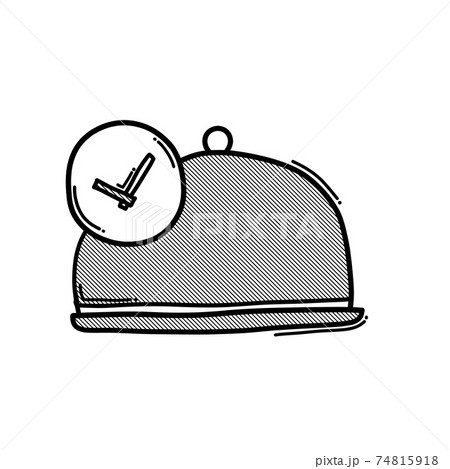 Fast cooking doodle vector icon. Drawing sketch illustration hand drawn line eps10 Fast cooking doodle vector icon. Drawing sketch illustration hand drawn line eps10 74815918