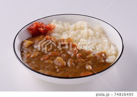 家庭のカレーライス 74816495