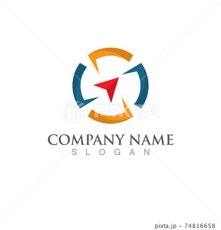 compass logo Vector illustration design image compass logo Vector illustration design image 74816658