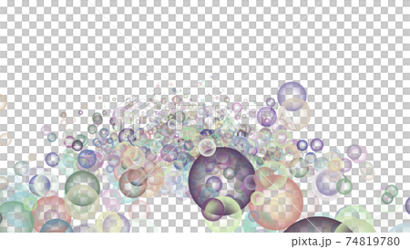 CG bubble Many colorful bubbles CG bubble Many colorful bubbles 74819780