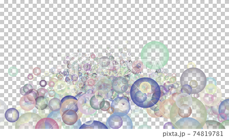CG泡泡許多五顏六色的泡泡 CG泡泡許多五顏六色的泡泡 74819781
