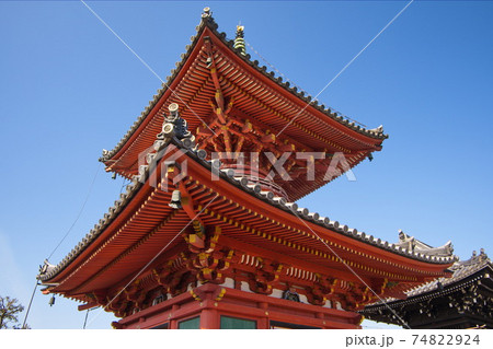 城下町の風情を残す尼崎寺町の長遠寺 74822924
