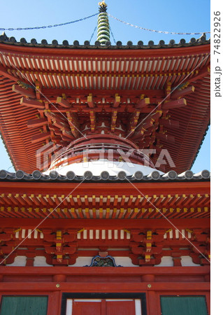城下町の風情を残す尼崎寺町の長遠寺 74822926