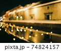 夜の小樽運河 74824157