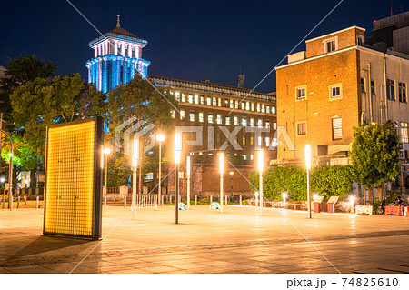 《神奈川県》横浜港町の夜景・象の鼻パーク 74825610